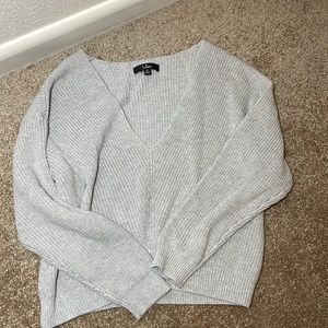Feel it Still Grey Knit Sweater